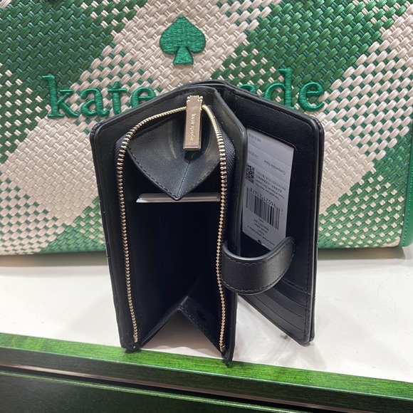 Kate Spade Carey Medium Compartment Bifold Wallet 
COLOR: Black
NWT - Picture 8 of 16